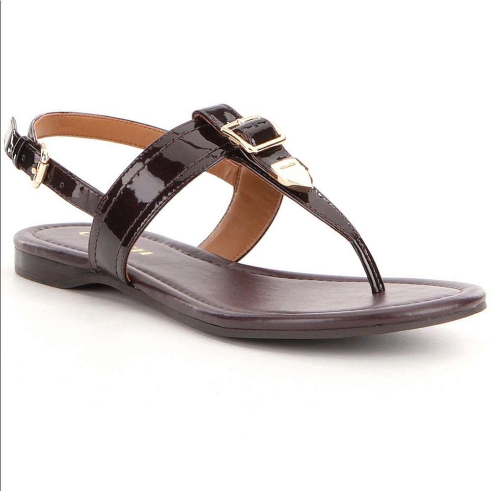 👡 *NEW* Coach Sandals - Size 8 - Dark Brown